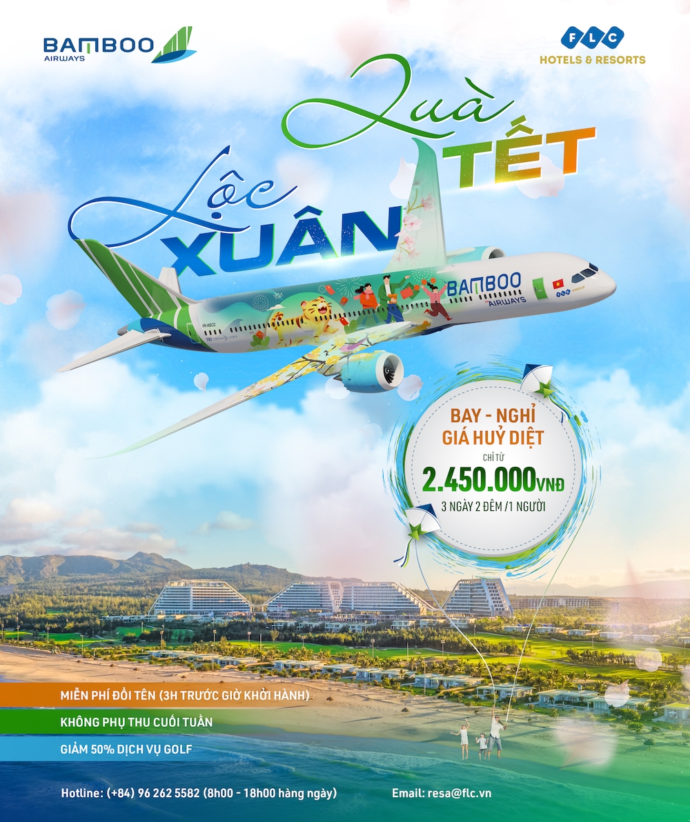 Du ngoạn Quy Nhơn rinh quà tết rước lộc xuân cùng Bamboo Airways Du ngoạn Quy Nhơn rinh quà tết rước lộc xuân cùng Bamboo Airways