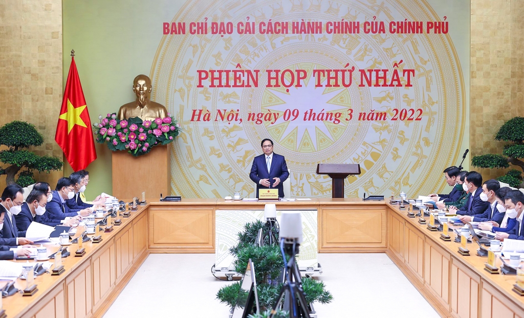Thủ tướng Phạm Minh Chính yêu cầu năm 2022 phải tạo ra bước đột phá trong cải cách hành chính Thủ tướng Phạm Minh Chính yêu cầu năm 2022 phải tạo ra bước đột phá trong cải cách hành chính