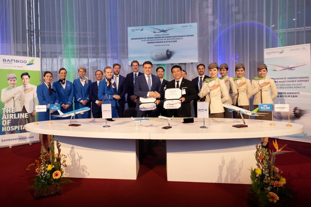Bamboo Airways hợp tác với Công ty Kỹ thuật và bảo dưỡng máy bay hàng đầu thế giới Bamboo Airways hợp tác với Công ty Kỹ thuật và bảo dưỡng máy bay hàng đầu thế giới