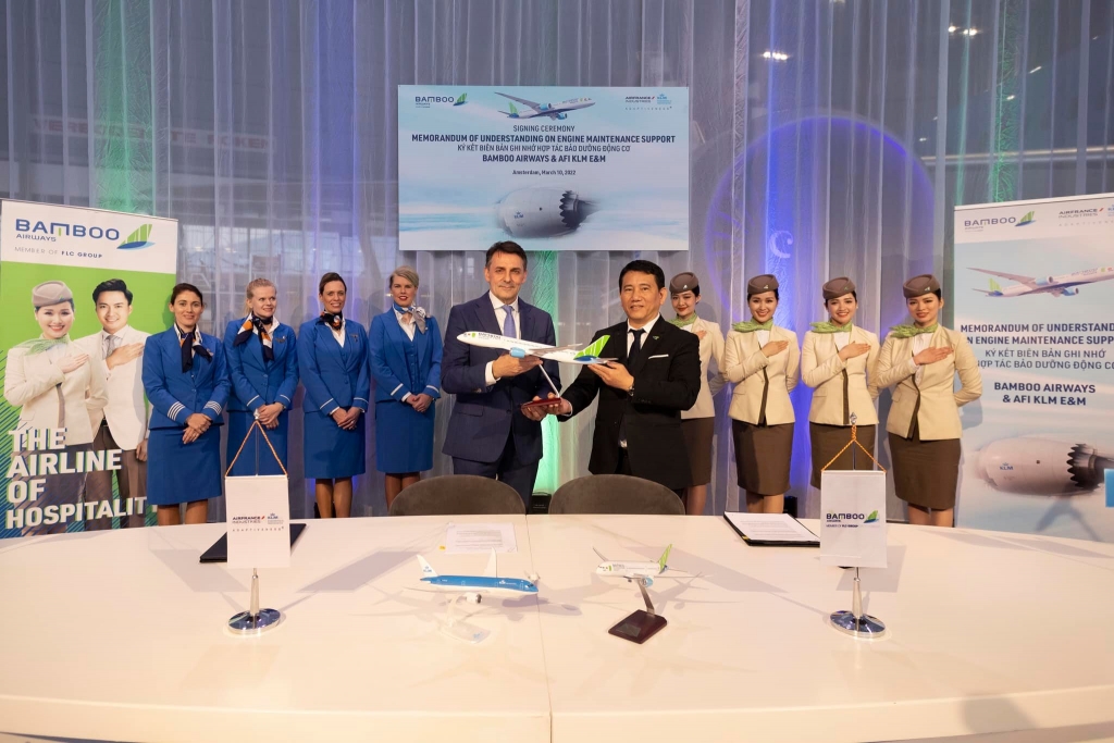 Bamboo Airways hợp tác với Công ty Kỹ thuật và bảo dưỡng máy bay hàng đầu thế giới Bamboo Airways hợp tác với Công ty Kỹ thuật và bảo dưỡng máy bay hàng đầu thế giới