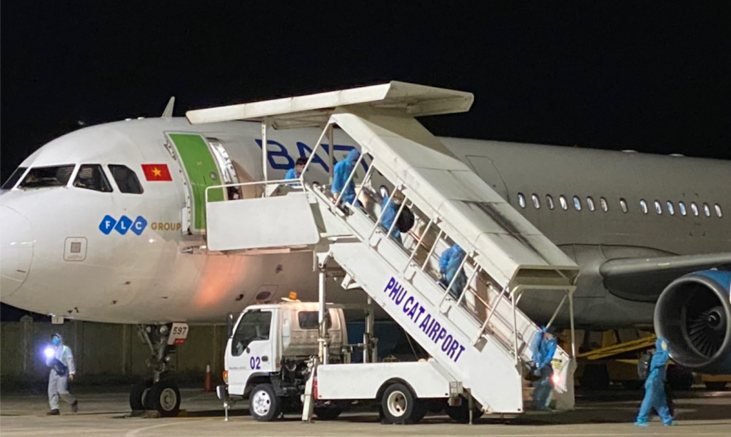 Bamboo Airways đưa 192 công dân Bình Định từ TP. Hồ Chí Minh về quê Bamboo Airways đưa 192 công dân Bình Định từ TP. Hồ Chí Minh về quê