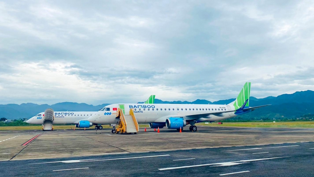 Bamboo Airways chính thức khai trương Phòng chờ Thương gia tại sân bay Điện Biên Phủ Bamboo Airways chính thức khai trương Phòng chờ Thương gia tại sân bay Điện Biên Phủ