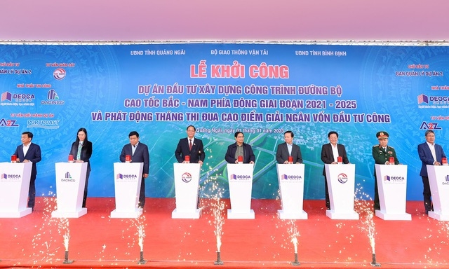 Khởi công 12 dự án thành phần đường cao tốc Bắc – Nam giai đoạn 2 Khởi công 12 dự án thành phần đường cao tốc Bắc – Nam giai đoạn 2