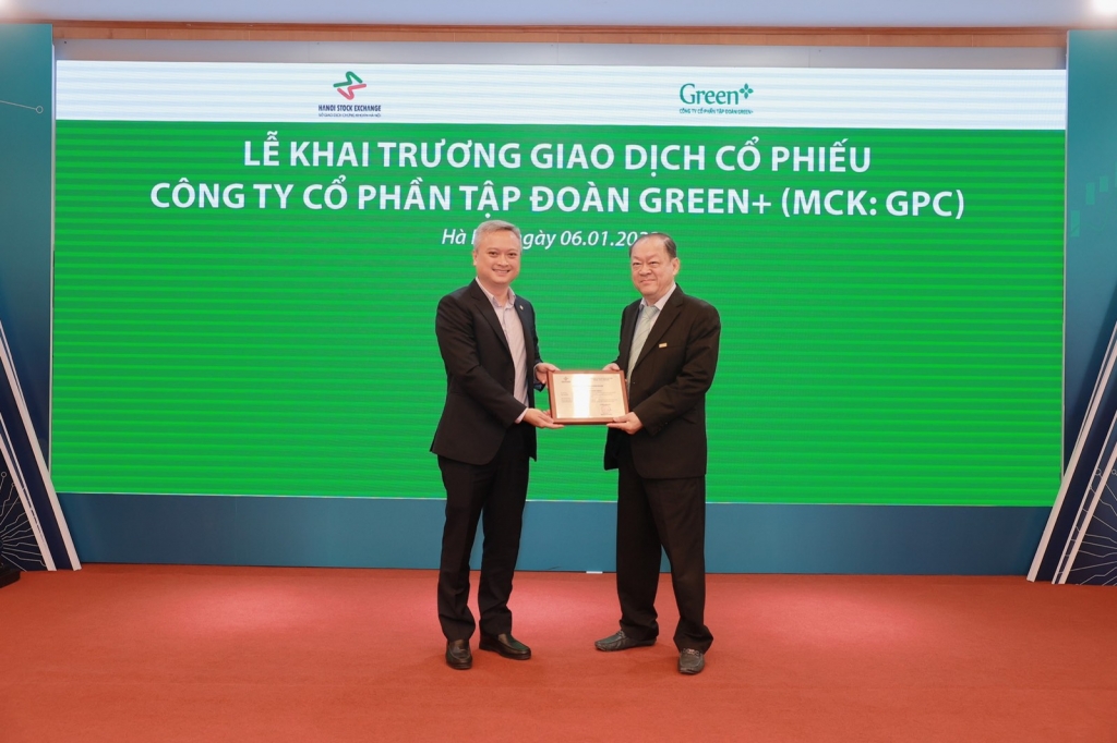 Green+ chính thức đưa hơn 41,59 triệu cổ phiếu GPC lên giao dịch trên thị trường UPCoM Green+ chính thức đưa hơn 41,59 triệu cổ phiếu GPC lên giao dịch trên thị trường UPCoM
