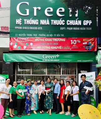 Hệ thống nhà thuốc chuẩn GPP GREEN+ chào đón thêm 2 thành viên