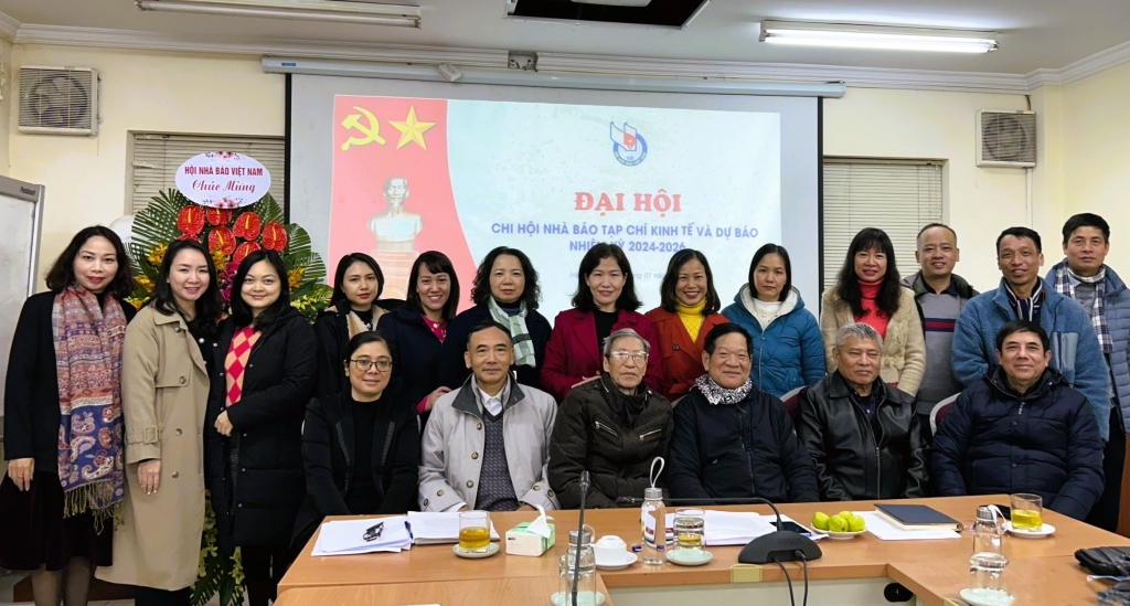 Tổ chức thành công Đại hội Chi hội Nhà báo Tạp chí Kinh tế và Dự báo nhiệm kỳ 2024-2026 Tổ chức thành công Đại hội Chi hội Nhà báo Tạp chí Kinh tế và Dự báo nhiệm kỳ 2024-2026