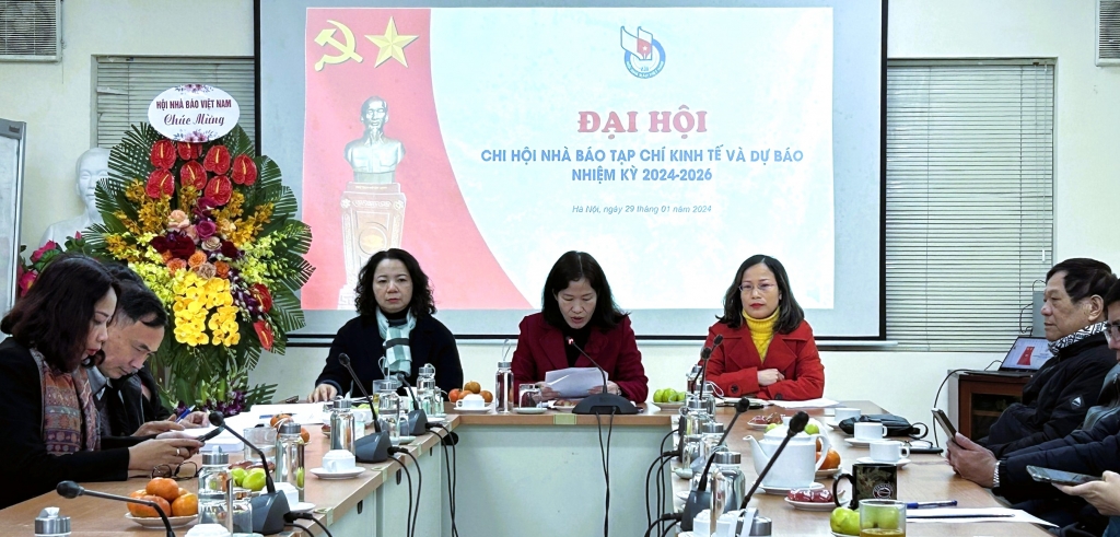 Tổ chức thành công Đại hội Chi hội Nhà báo Tạp chí Kinh tế và Dự báo nhiệm kỳ 2024-2026 Tổ chức thành công Đại hội Chi hội Nhà báo Tạp chí Kinh tế và Dự báo nhiệm kỳ 2024-2026