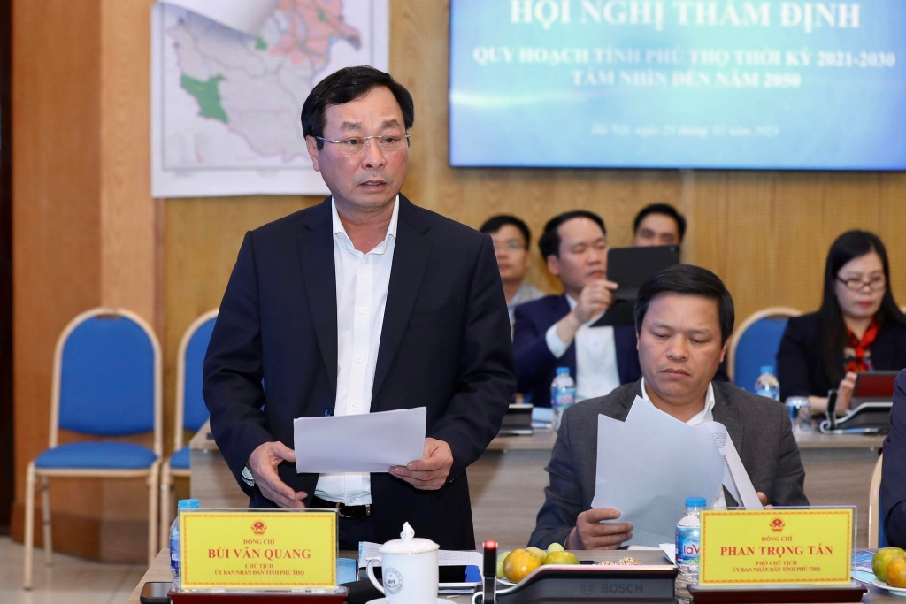 Thông qua Quy hoạch tỉnh Phú Thọ thời kỳ 2021-2030, tầm nhìn đến năm 2050 Thông qua Quy hoạch tỉnh Phú Thọ thời kỳ 2021-2030, tầm nhìn đến năm 2050