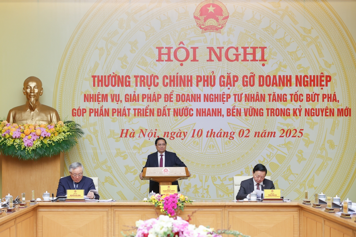 Thủ tướng: Sẽ xây dựng Đề án phát triển các doanh nghiệp dân tộc phát huy vai trò đầu đàn, dẫn dắt
