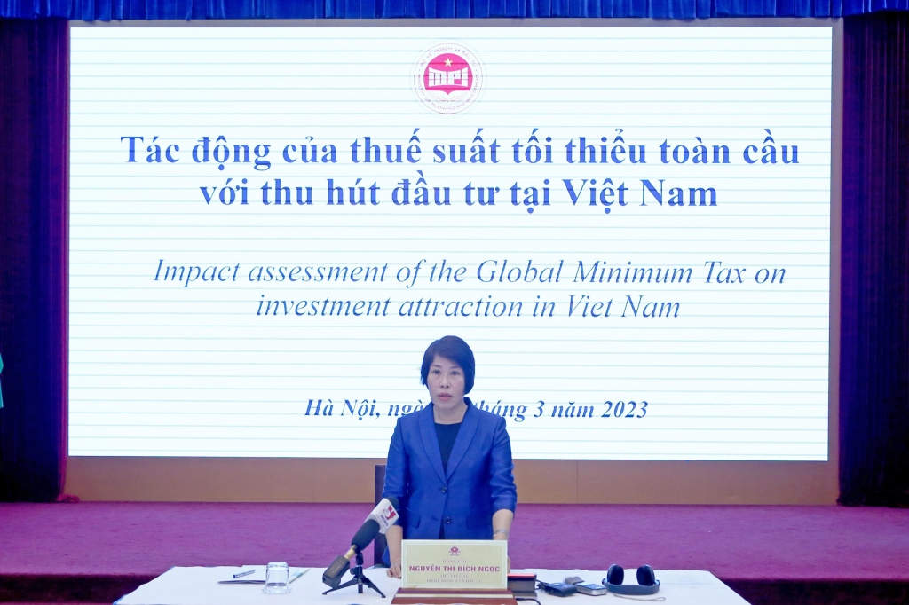 Bộ KH&ĐT lắng nghe ý kiến của DN về tác động của thuế GMT với thu hút đầu tư tại Việt Nam Bộ KH&ĐT lắng nghe ý kiến của DN về tác động của thuế GMT với thu hút đầu tư tại Việt Nam