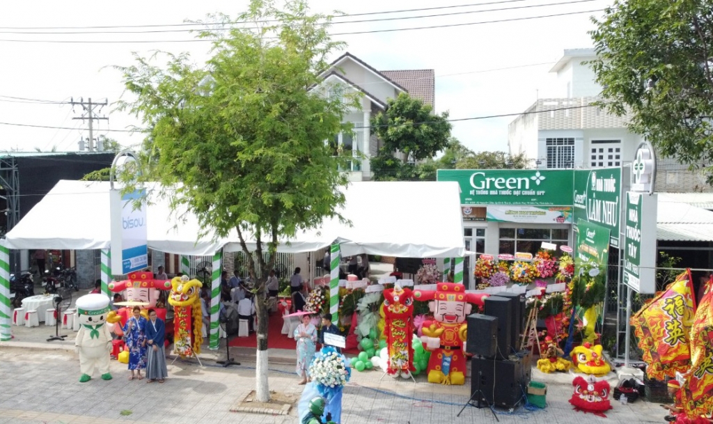 GREEN+ khai trương nhà thuốc nhượng quyền số 1 tại Bến Tre