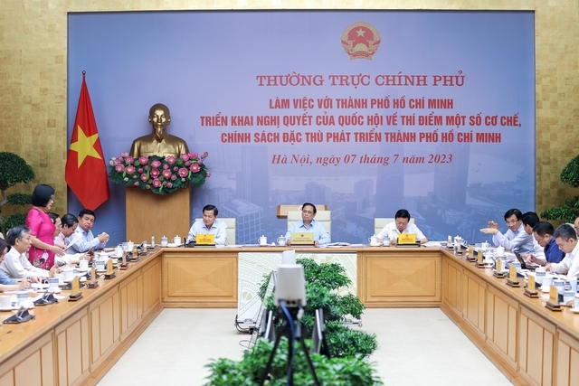 Sớm ban hành Kế hoạch hành động của Chính phủ thực hiện Nghị quyết thí điểm chính sách vượt trội phát triển TP. Hồ Chí Minh Sớm ban hành Kế hoạch hành động của Chính phủ thực hiện Nghị quyết thí điểm chính sách vượt trội phát triển TP. Hồ Chí Minh