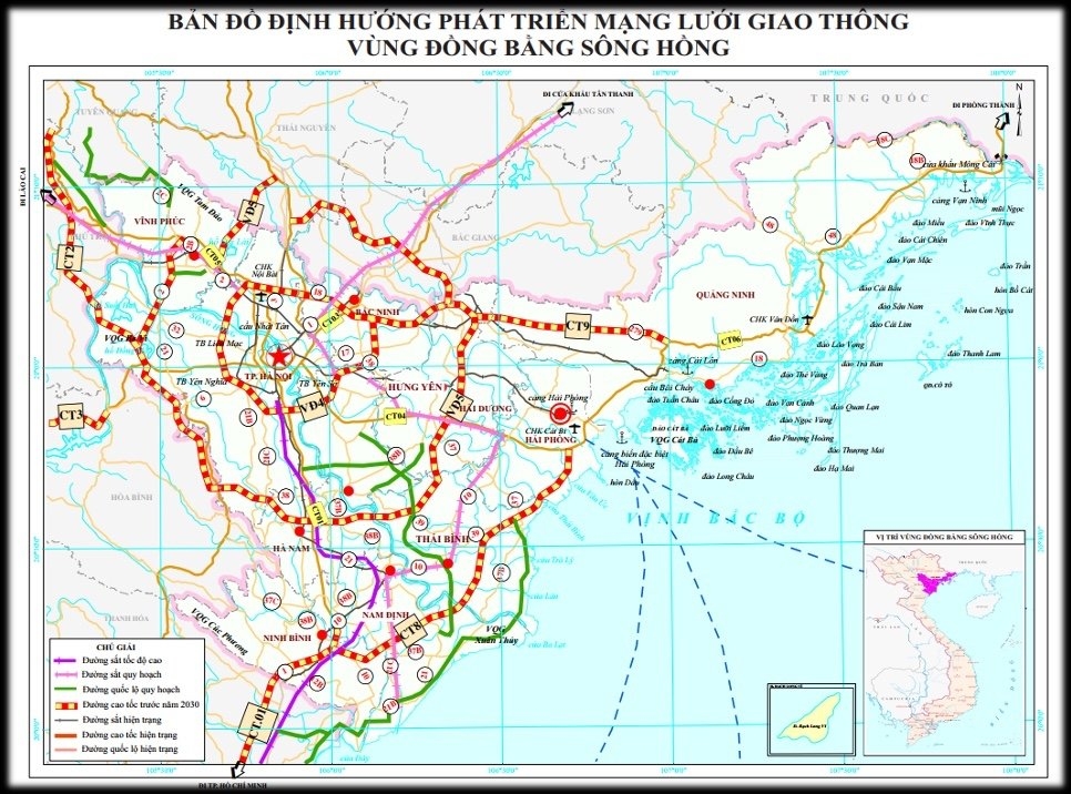 Khung định hướng Quy hoạch vùng Đồng bằng sông Hồng thời kỳ 2021-2030 Khung định hướng Quy hoạch vùng Đồng bằng sông Hồng thời kỳ 2021-2030