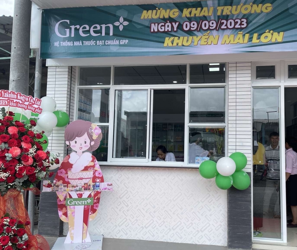Green+ tiếp tục khai trương nhà thuốc nhượng quyền số 3 tại Bến Tre Green+ tiếp tục khai trương nhà thuốc nhượng quyền số 3 tại Bến Tre