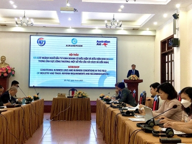 Các điều kiện kinh doanh trong ngành Công thương vẫn đang tập trung vào các yêu cầu về cơ sở vật chất
