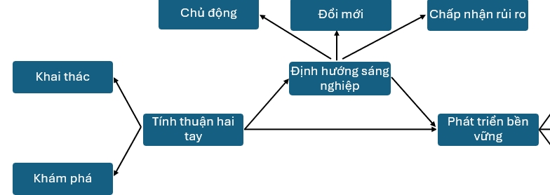 Thảo luận và đề xuất hướng nghiên cứu về tác động của các yếu tố mô hình tổ chức thuận hai tay đến phát triển bền vững - Vai trò trung gian của định hướng sáng nghiệp