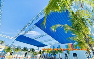 Mái hiên đẹp Hòa Phát: nhà cung cấp các sản phẩm bạt che nắng bền đẹp