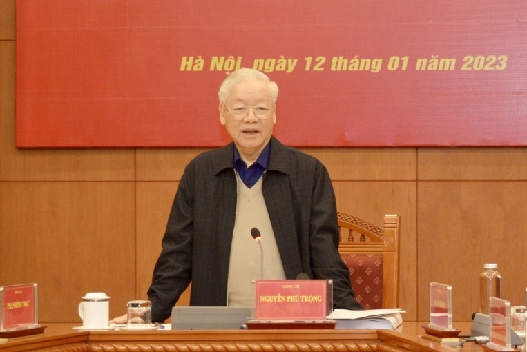 Tổng Bí thư Nguyễn Phú Trọng chủ trì phiên họp Ban Chỉ đạo Trung ương về phòng, chống tham nhũng, tiêu cực