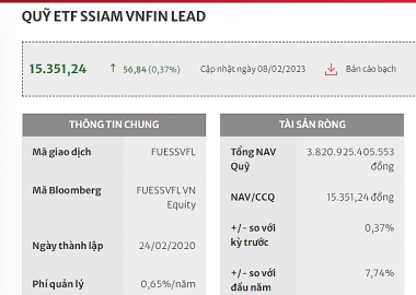 Các quỹ ETF tiếp tục duy trì dòng tiền tích cực