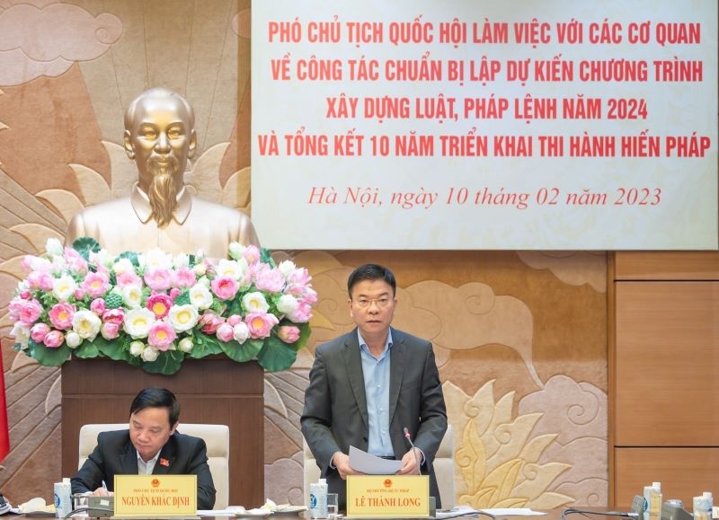 Tránh xây dựng dự án luật gấp gáp mà ảnh hưởng đến chất lượng…