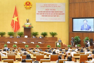 Hội nghị đại biểu Quốc hội chuyên trách sắp thảo luận 7 dự án luật