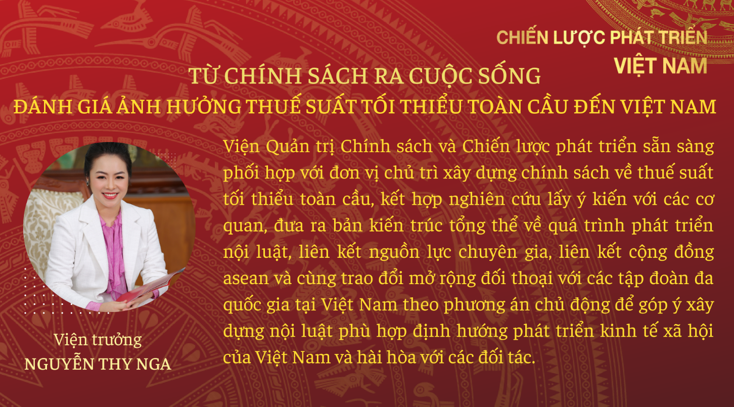 Viện Quản trị Chính sách đánh giá tác động thuế suất tối thiểu toàn cầu đến chiến lược thu hút FDI