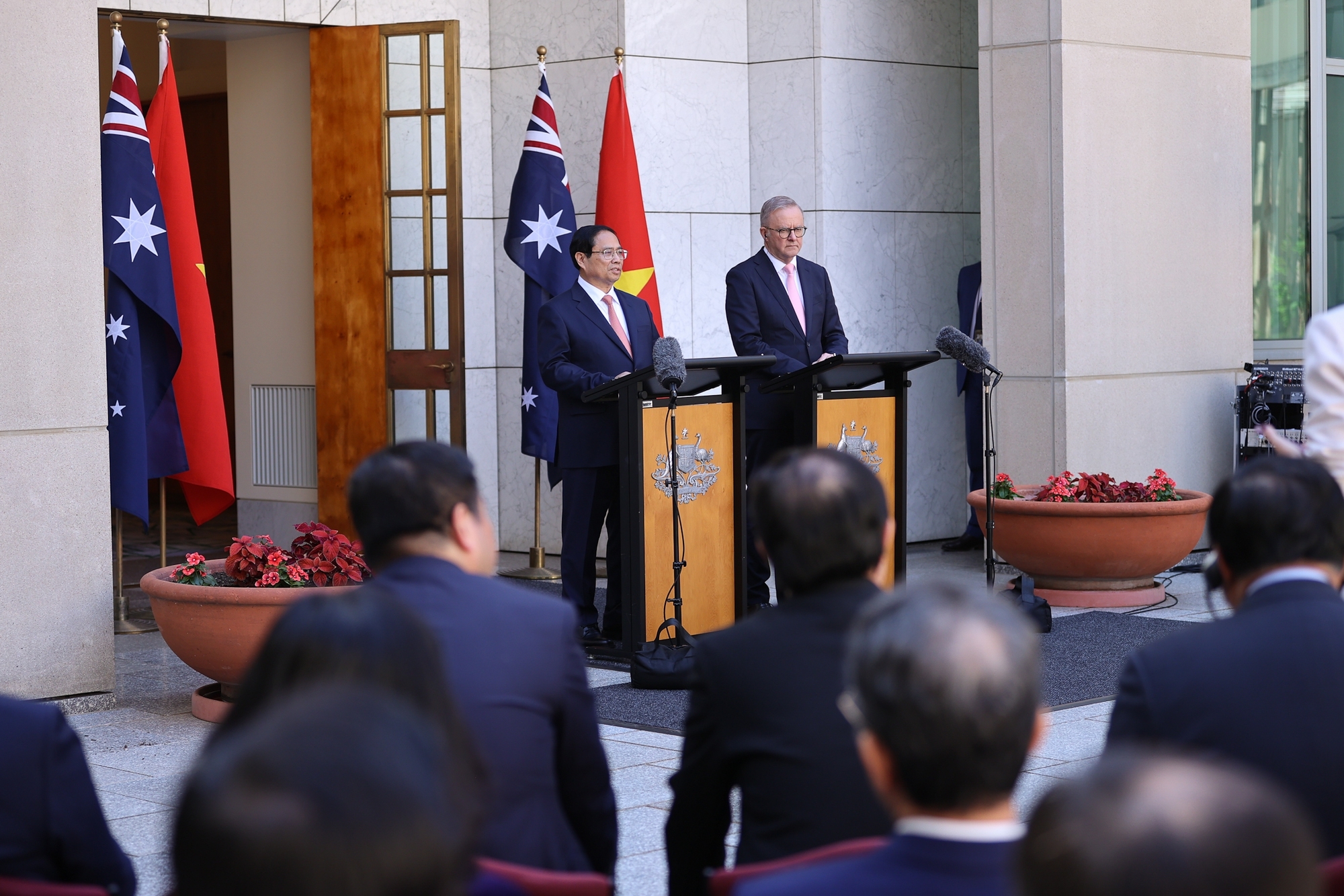 Nâng cấp quan hệ lên Đối tác Chiến lược toàn diện giữa Việt Nam và Australia, xúc tiến nhiều cơ hội hợp tác Nâng cấp quan hệ lên Đối tác Chiến lược toàn diện giữa Việt Nam và Australia, xúc tiến nhiều cơ hội hợp tác