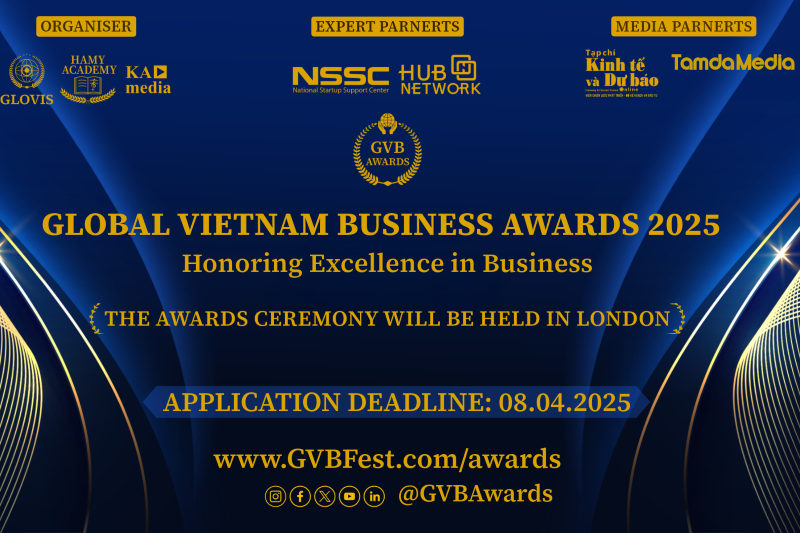 Công bố Giải thưởng Global Vietnam Business Awards 2025: Tôn vinh doanh nghiệp và doanh nhân Việt Nam Toàn cầu
