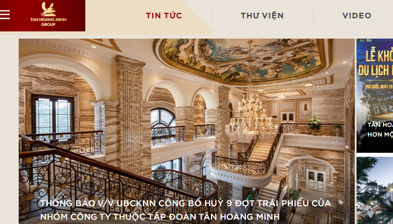 Tân Hoàng Minh nói gì khi bị hủy 9 đợt phát hành trái phiếu hơn 10.000 tỷ đồng? Tân Hoàng Minh nói gì khi bị hủy 9 đợt phát hành trái phiếu hơn 10.000 tỷ đồng?