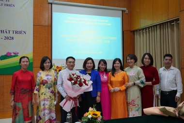 Tổ chức thành công Đại hội công đoàn Viện Chiến lược phát triển