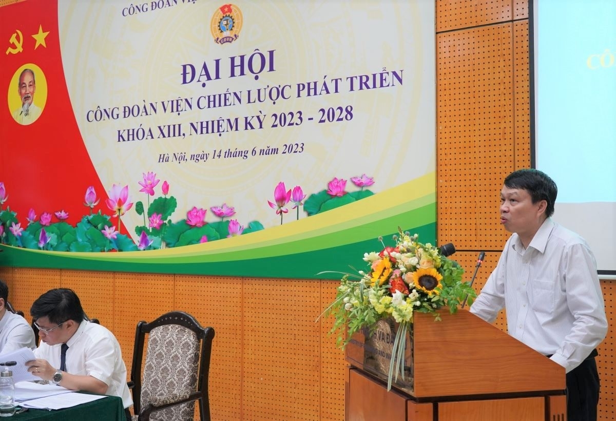 Tổ chức thành công Đại hội công đoàn Viện Chiến lược phát triển Tổ chức thành công Đại hội công đoàn Viện Chiến lược phát triển