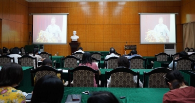 Đảng ủy cơ quan Bộ Kế hoạch và Đầu tư tổ chức Hội nghị kết nối trực tuyến với Hội nghị Báo cáo viên Trung ương tháng 6/2023