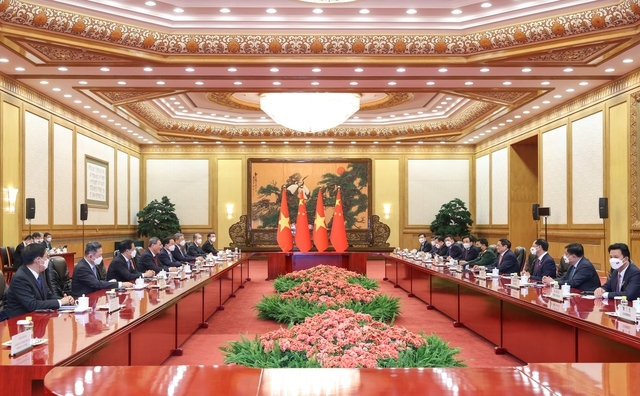 Lễ đón chính thức Thủ tướng Phạm Minh Chính thăm Trung Quốc Lễ đón chính thức Thủ tướng Phạm Minh Chính thăm Trung Quốc