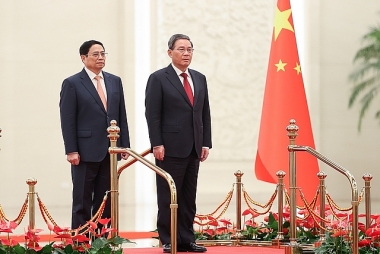 Lễ đón chính thức Thủ tướng Phạm Minh Chính thăm Trung Quốc