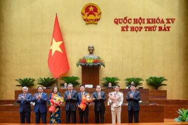 Quốc hội bầu, phê chuẩn bổ nhiệm các nhân sự cấp cao