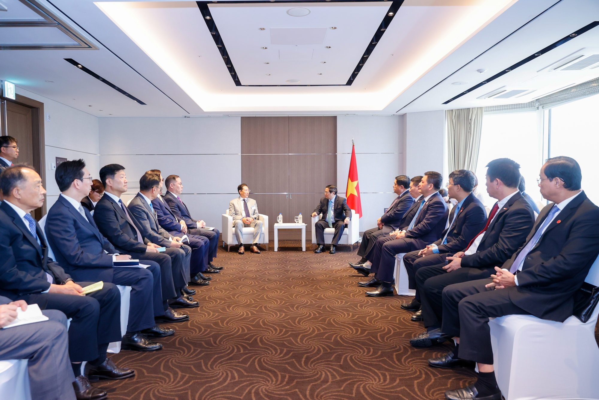 Mong muốn các tập đoàn hàng đầu Hàn Quốc tiếp tục mở rộng đầu tư, hợp tác với Việt Nam Mong muốn các tập đoàn hàng đầu Hàn Quốc tiếp tục mở rộng đầu tư, hợp tác với Việt Nam