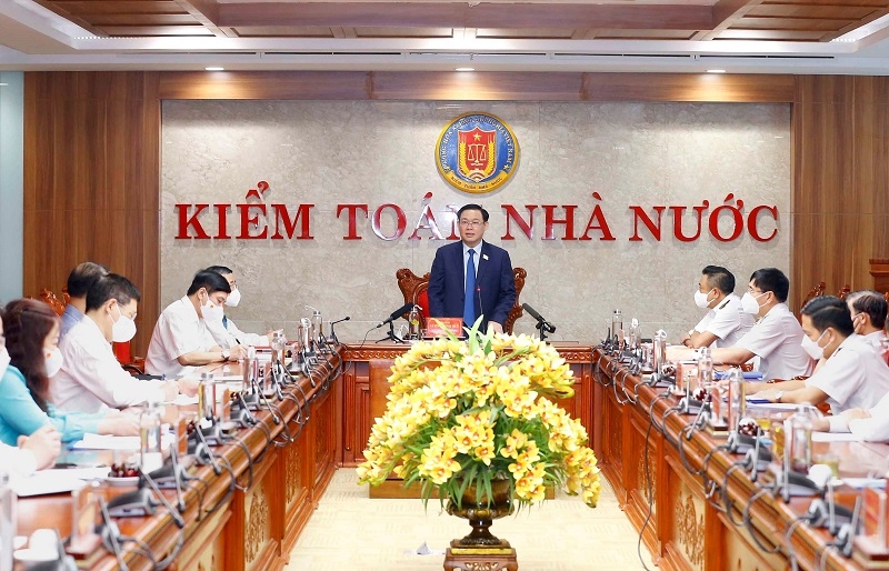 Chủ tịch Quốc hội Vương Đình Huệ: ngành Kiểm toán phải “nghệ tinh, tâm sáng” Chủ tịch Quốc hội Vương Đình Huệ: ngành Kiểm toán phải “nghệ tinh, tâm sáng”
