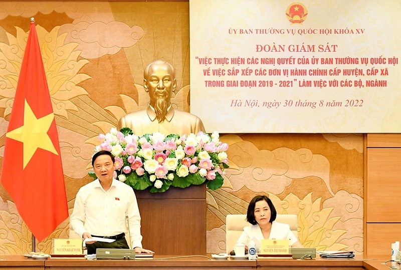 Địa phương trông chờ Đoàn Giám sát của Quốc hội gỡ khó cho sắp xếp đơn vị hành chính Địa phương trông chờ Đoàn Giám sát của Quốc hội gỡ khó cho sắp xếp đơn vị hành chính