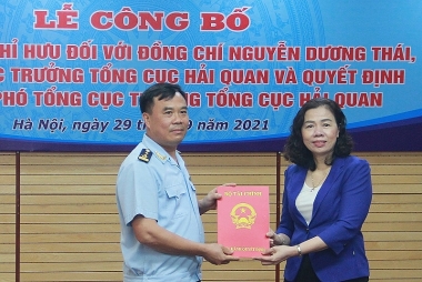 Nhân sự mới làm Phó Tổng cục trưởng Tổng cục Hải quan