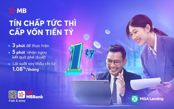 MB ra mắt sản phẩm vay vốn tín chấp đồng hành cùng doanh nghiệp MB ra mắt sản phẩm vay vốn tín chấp đồng hành cùng doanh nghiệp