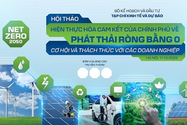 Sắp diễn ra Hội thảo “Hiện thực hóa cam kết của Chính phủ đưa phát thải ròng về 0: Cơ hội và thách thức với các doanh nghiệp”