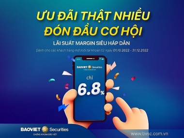 BVSC tặng voucher giảm phí giao dịch lên đến 150 triệu đồng/khách hàng
