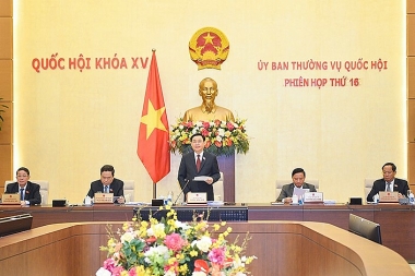 Phiên họp thứ 16 của Ủy ban Thường vụ Quốc hội sẽ cho ý kiến về nhiều nội dung hệ trọng, khó
