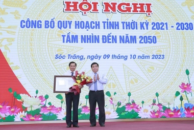 Công bố Quy hoạch tỉnh Sóc Trăng thời kỳ 2021-2030, tầm nhìn đến năm 2050