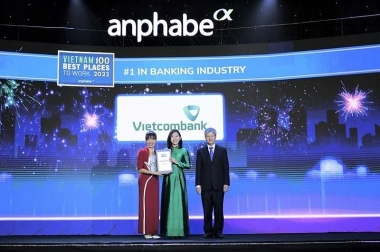 Vietcombank 7 năm liên tiếp là ngân hàng có môi trường làm việc tốt nhất Việt Nam