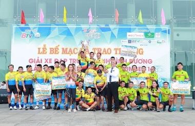 Tân Hiệp Phát đồng hành cùng giải xe đạp Truyền hình Bình Dương lần thứ IX năm 2022 Cúp Number 1