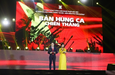 Xúc động cầu truyền hình “Bản hùng ca chiến thắng”