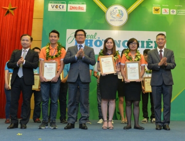 Tôn vinh 6 dự án khởi nghiệp xuất sắc nhất Cuộc thi khởi nghiệp 2016