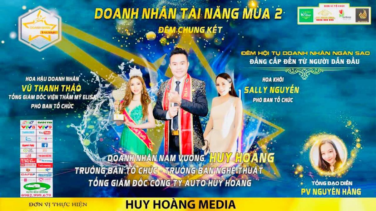 Nam vương Huy Hoàng đầu tư mạnh cho đêm chung kết Doanh nhân tài năng mùa 2