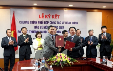 Ứng phó với biến đổi khí hậu, bảo vệ môi trường trong sản xuất công nghiệp và thương mại